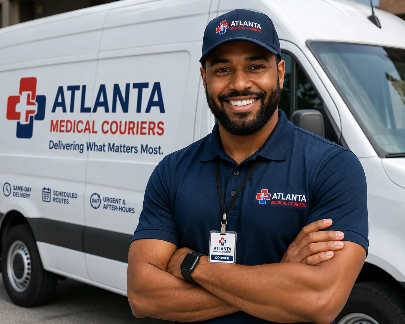 Atlanta Couriers local operations representative